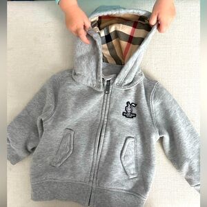 Burberry hoodie 9-17 months